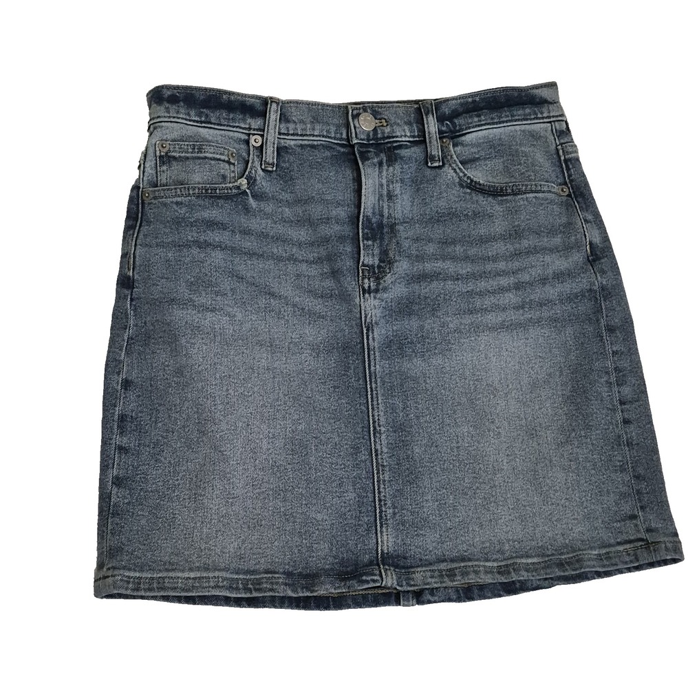 J Crew Women's Denim Mini Skirt Size 0 NWT Classic Preppy Medium Wash